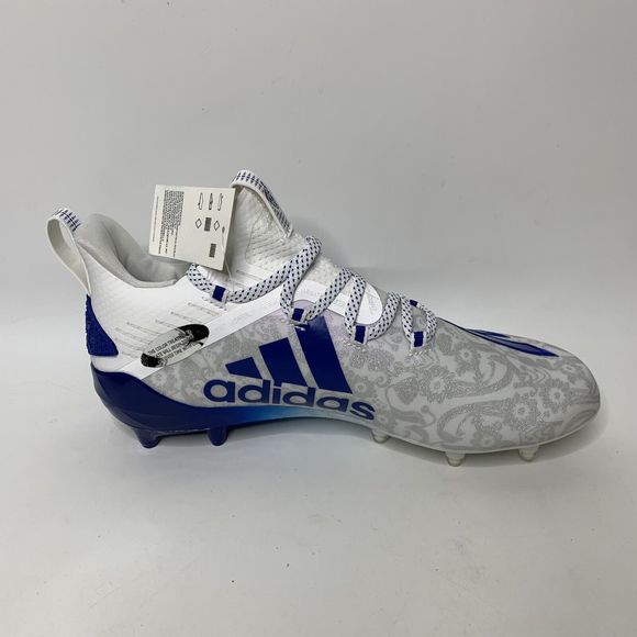 Adidas Football Cleats Adizero Reign Young King Mens Size 11 FU6707 Floral Blue main image 6